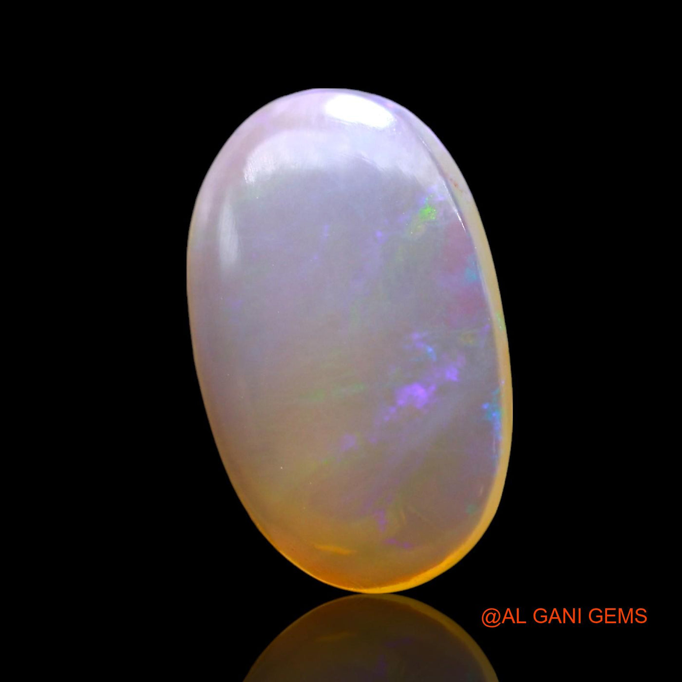2.00 Cts Natural Australian Fire Opal Loose Gemstone Oval Cabochon 14x8x3 mm AF-925