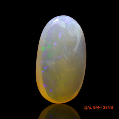 4.00 Cts Natural Australian Fire Opal Loose Gemstone Oval Cabochon 15x8x4 mm AF-926