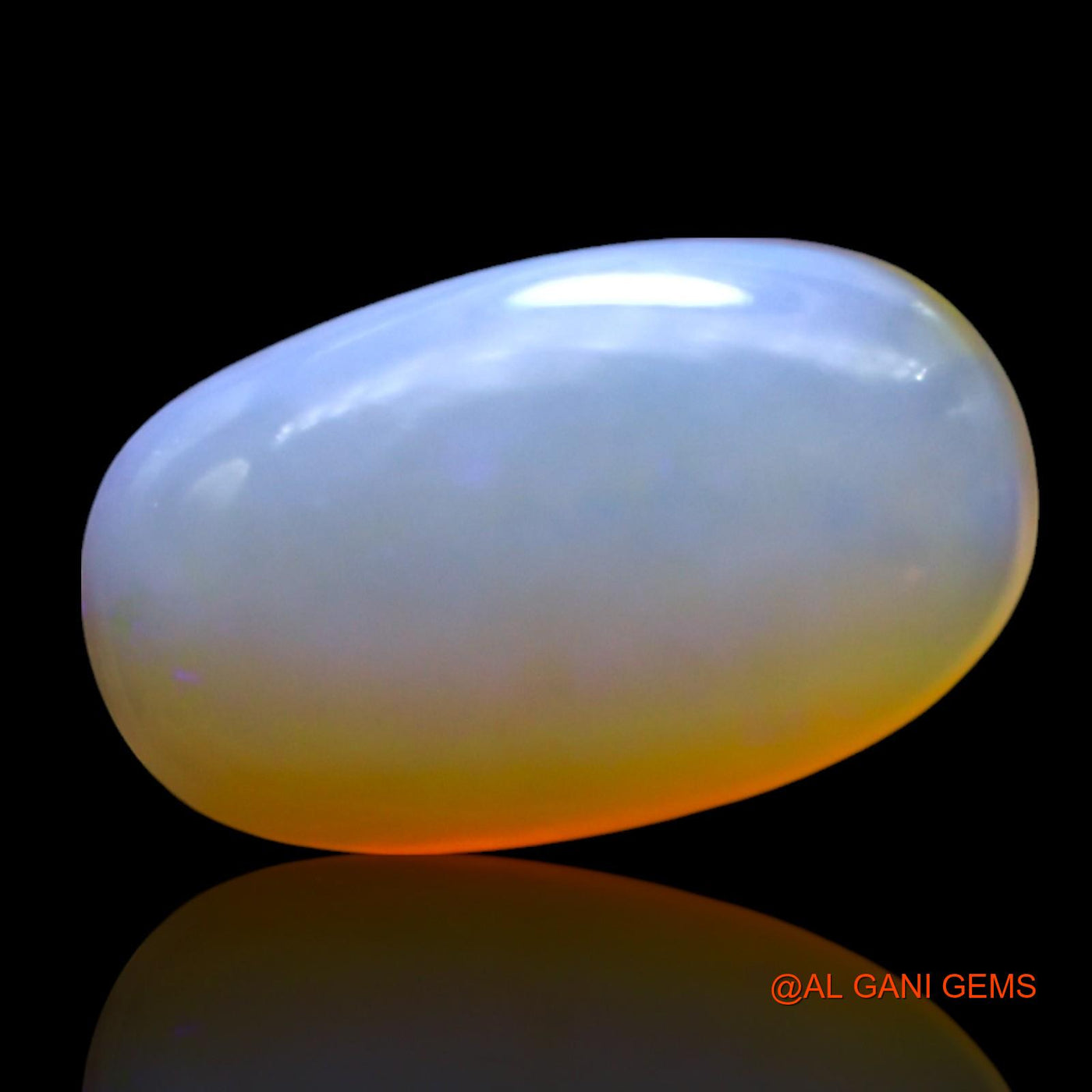 3.00 Cts Natural Australian Fire Opal Loose Gemstone Oval Cabochon 14x8x4 mm AF-927