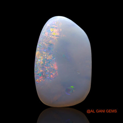 1.00 Cts Natural Australian Fire Opal Fancy Cabochon Loose Gemstone For Jewelry 14x8x2 mm AF-929