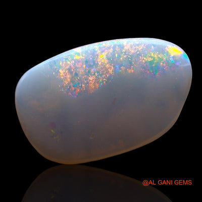 1.00 Cts Natural Australian Fire Opal Fancy Cabochon Loose Gemstone For Jewelry 14x8x2 mm AF-929