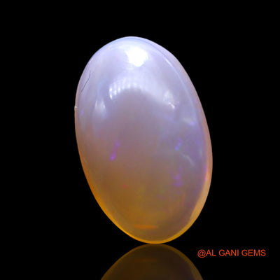 Natural Untreated Fire Opal Loose Gemstone Oval Cabochon From Australia 3.00 Cts 14x9x4 mm AF-930