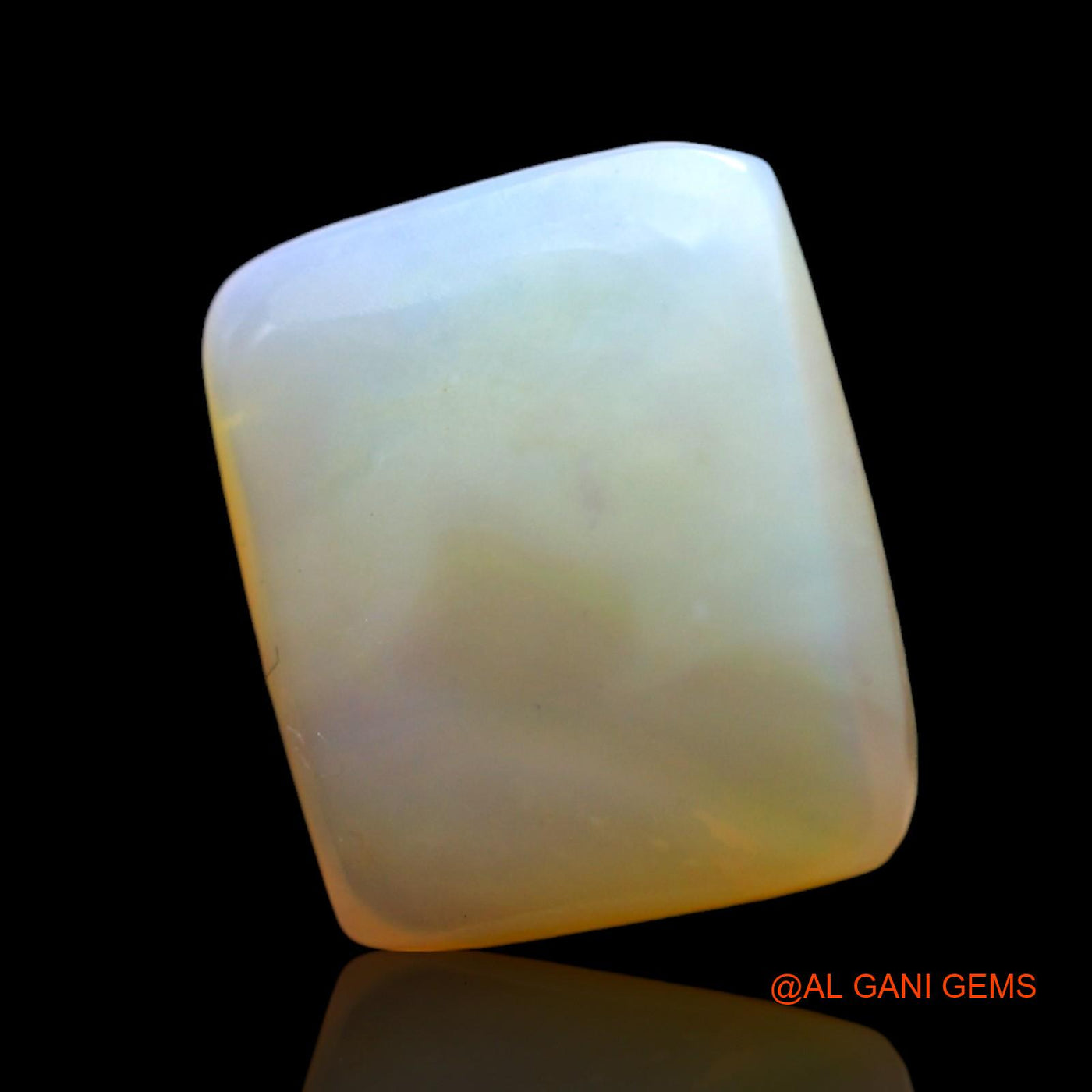 4.00 Cts Natural Australian Fire Opal Loose Gemstone Square Cabochon 12x10x4 mm AF-931
