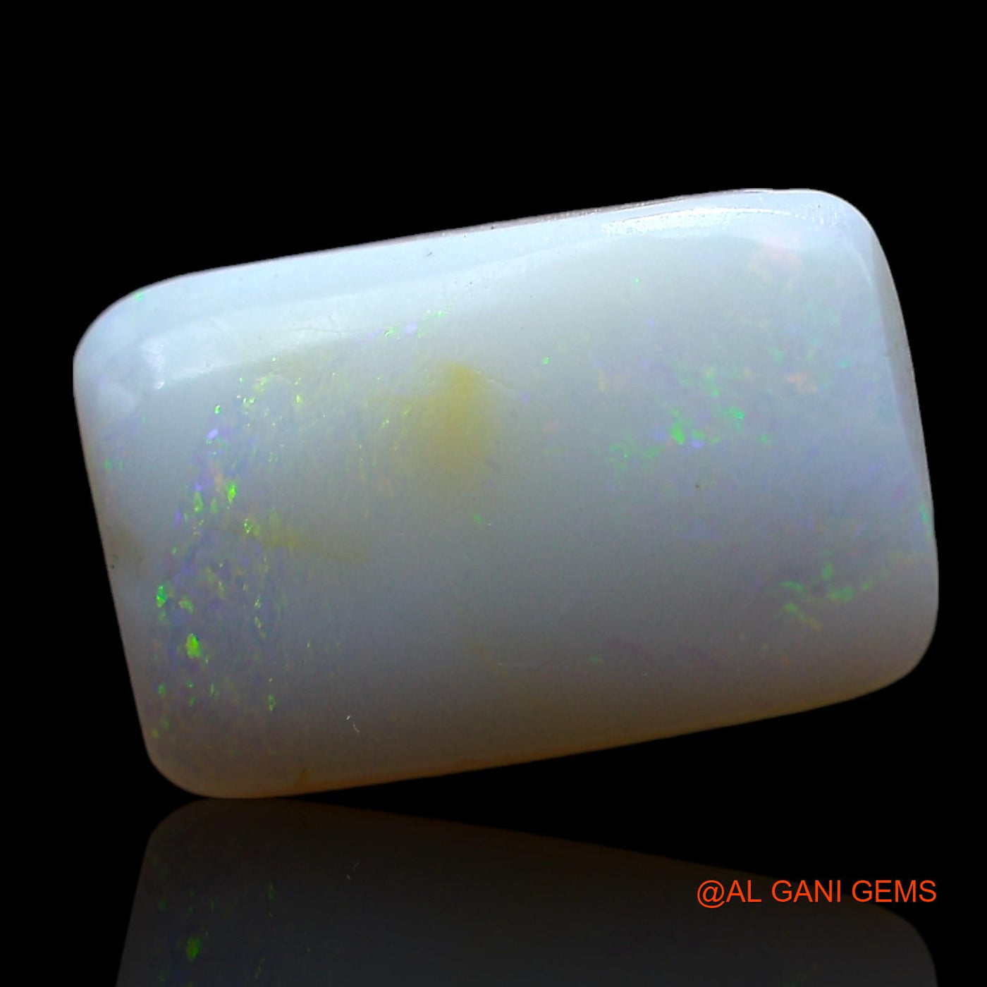 3.00 Cts Unheated Australian Fire Opal Loose Gemstone Square Cabochon Natural 13x8x3 mm AF-932