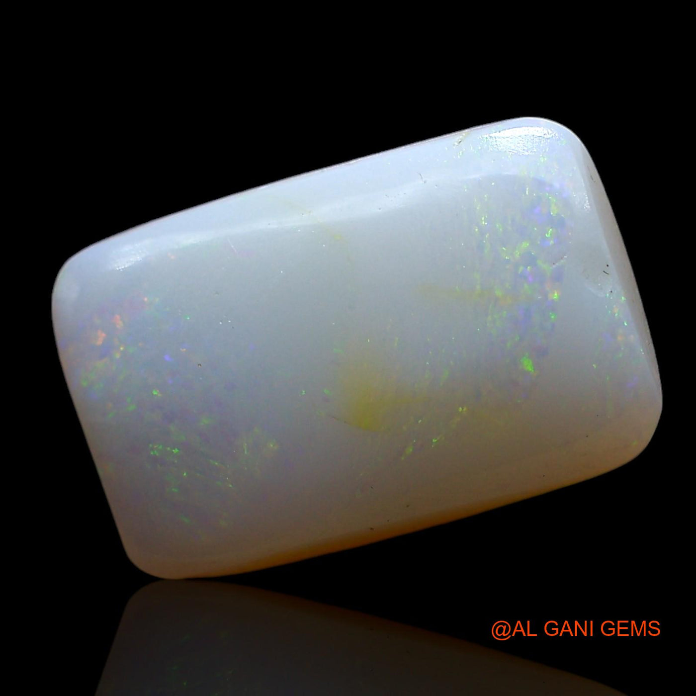 3.00 Cts Unheated Australian Fire Opal Loose Gemstone Square Cabochon Natural 13x8x3 mm AF-932