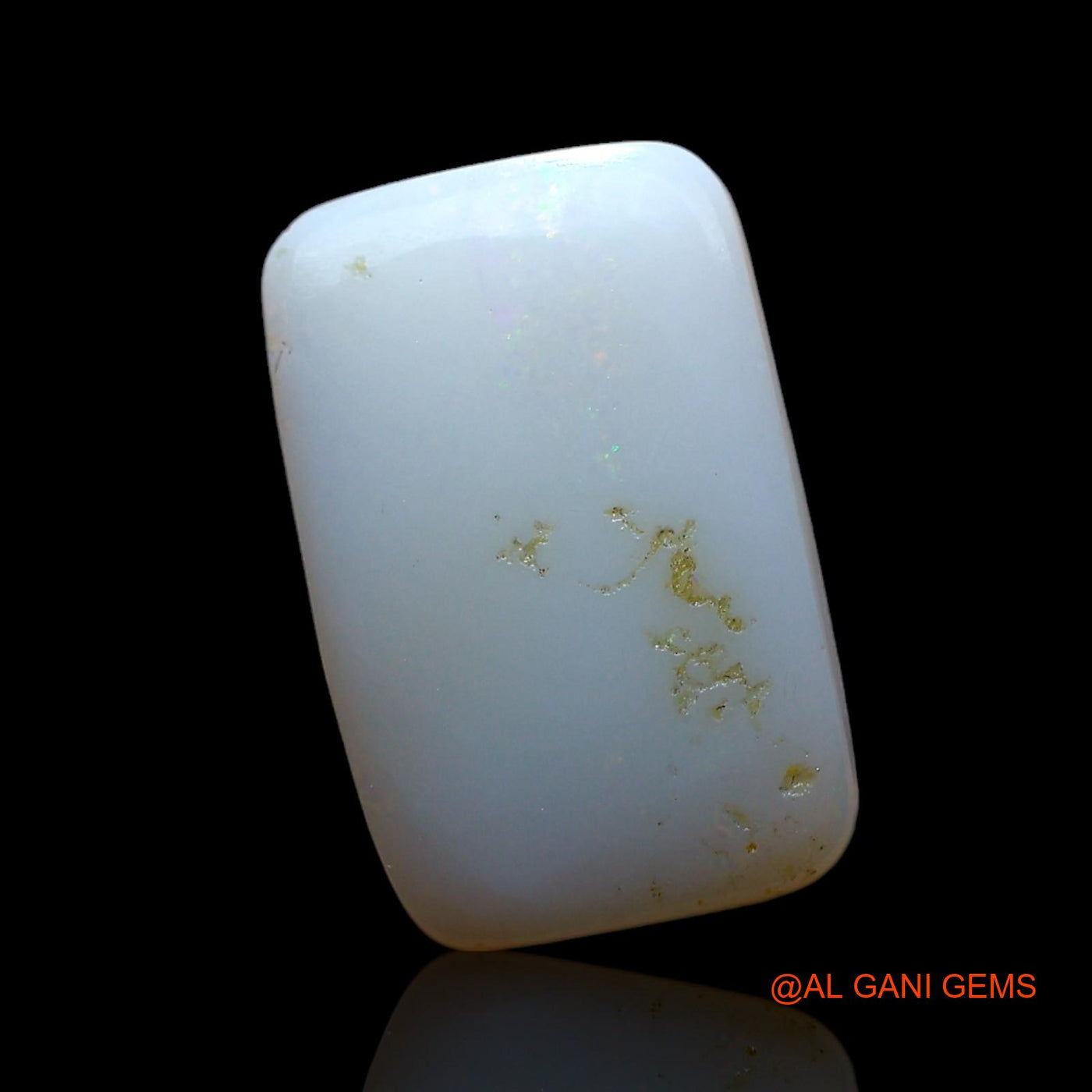 3.00 Cts Unheated Australian Fire Opal Loose Gemstone Square Cabochon Natural 13x8x3 mm AF-932