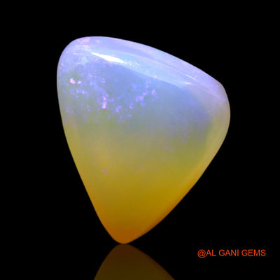 Natural Fire Opal Gemstone 4.00 Cts Loose Trillion Cabochon From Australia 13x10x6 mm AF-933