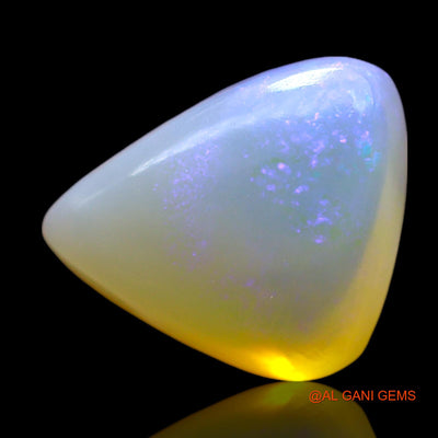 Natural Fire Opal Gemstone 4.00 Cts Loose Trillion Cabochon From Australia 13x10x6 mm AF-933