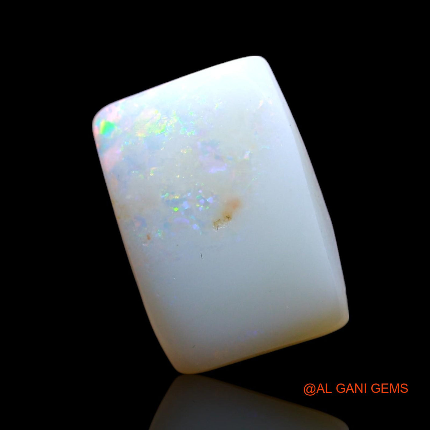 2.00 Cts Natural Australian Fire Opal Square Cabochon Loose Gemstone For Jewelry 12x8x3 mm AF-934