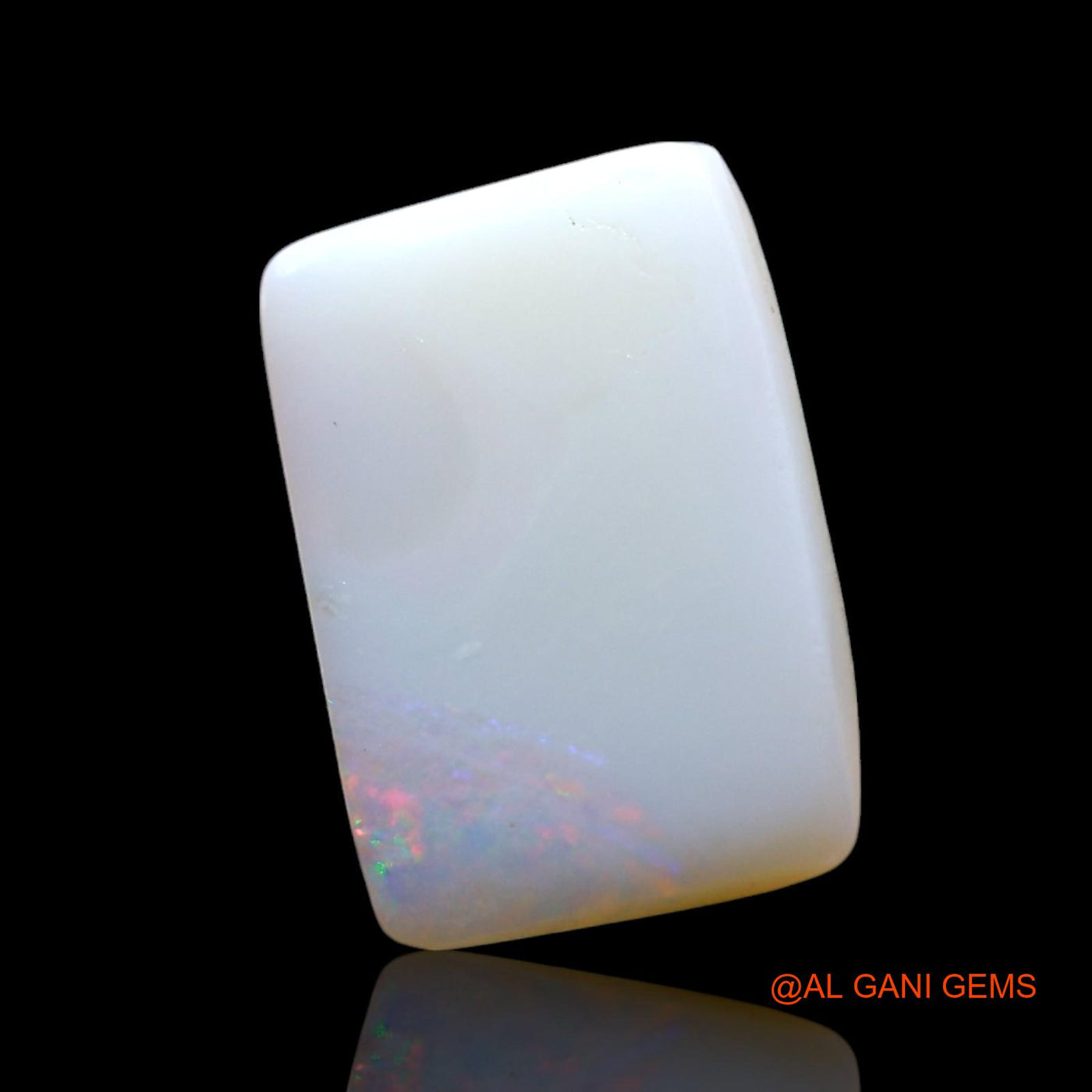 2.00 Cts Natural Australian Fire Opal Square Cabochon Loose Gemstone For Jewelry 12x8x3 mm AF-934