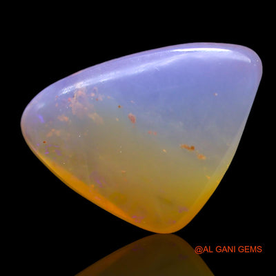 3.00 Cts Natural Australian Fire Opal Loose Gemstone Trillion Cabochon 13x10x3 mm AF-935