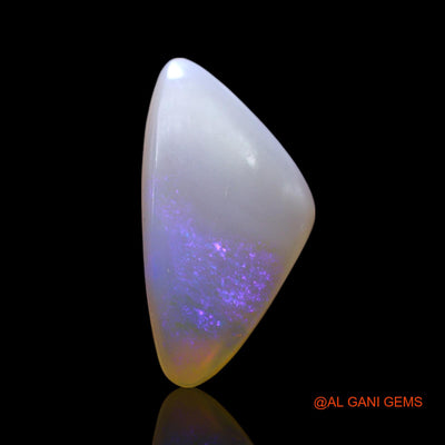 Natural Fire Opal Gemstone 3.00 Cts Loose Trillion Cabochon From Australia 15x8x4 mm AF-936