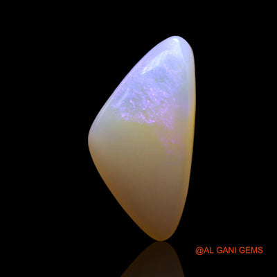 Natural Fire Opal Gemstone 3.00 Cts Loose Trillion Cabochon From Australia 15x8x4 mm AF-936