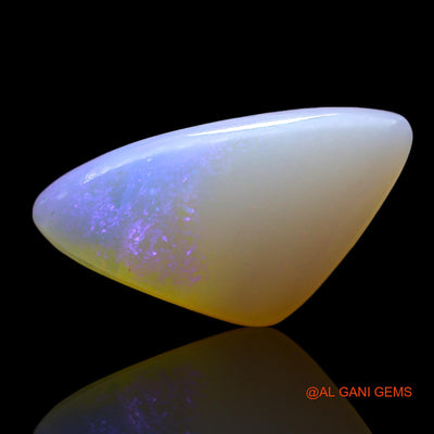 Natural Fire Opal Gemstone 3.00 Cts Loose Trillion Cabochon From Australia 15x8x4 mm AF-936