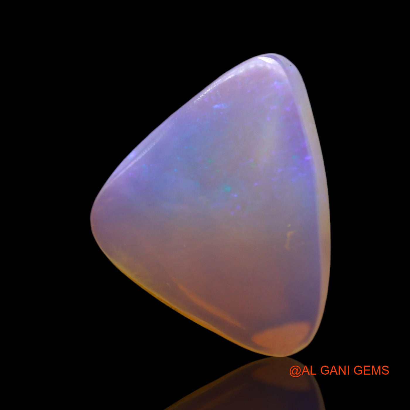 2.00 Cts Natural Australian Fire Opal Loose Gemstone Trillion Cabochon 13x11x3 mm AF-939