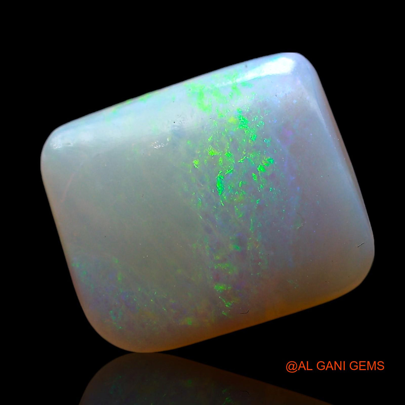 3.00 Cts Unheated Australian Fire Opal Loose Gemstone Square Cabochon Natural 11x9x3 mm AF-944