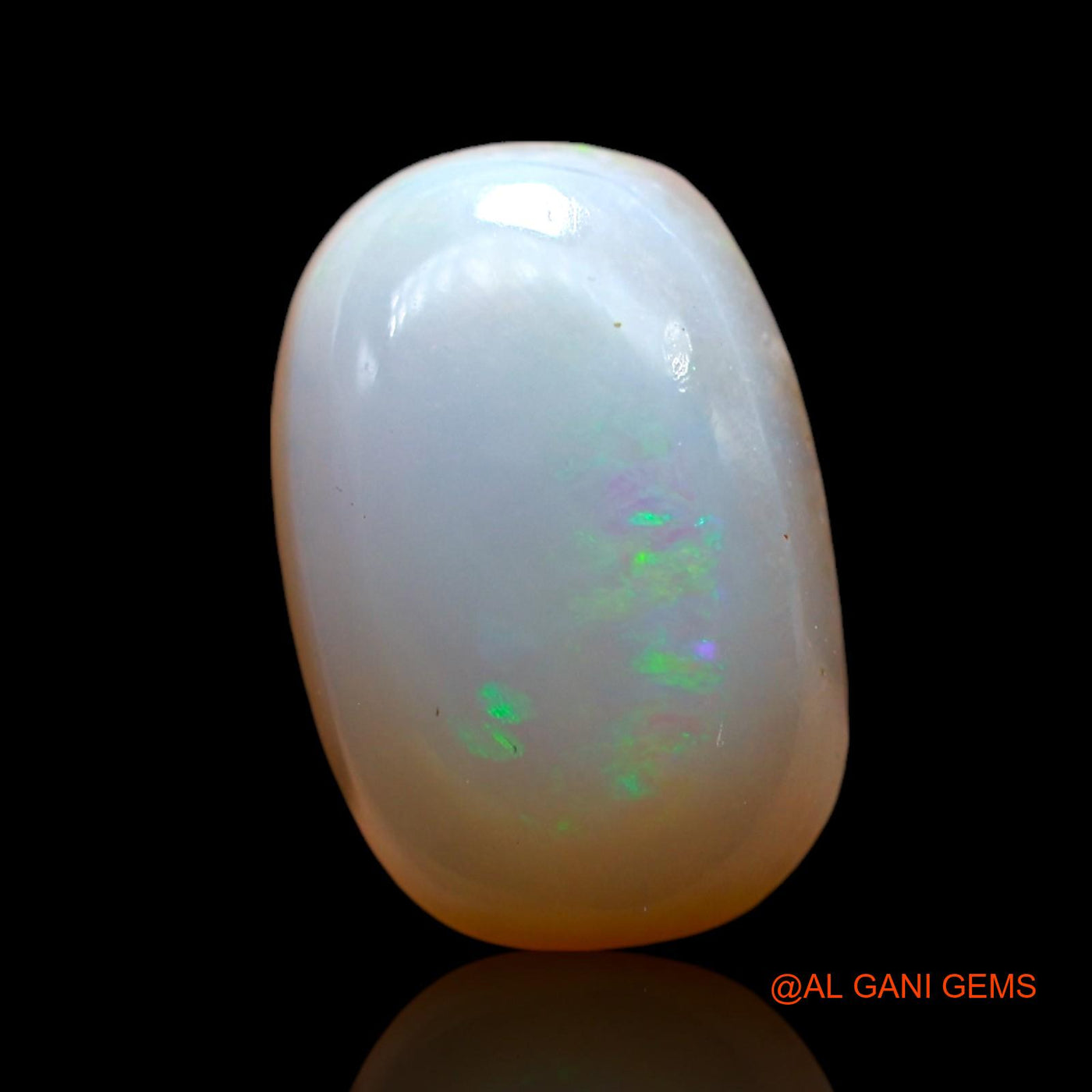 Natural Fire Opal Gemstone 3.00 Cts Loose Oval Cabochon From Australia 12x8x4 mm AF-945