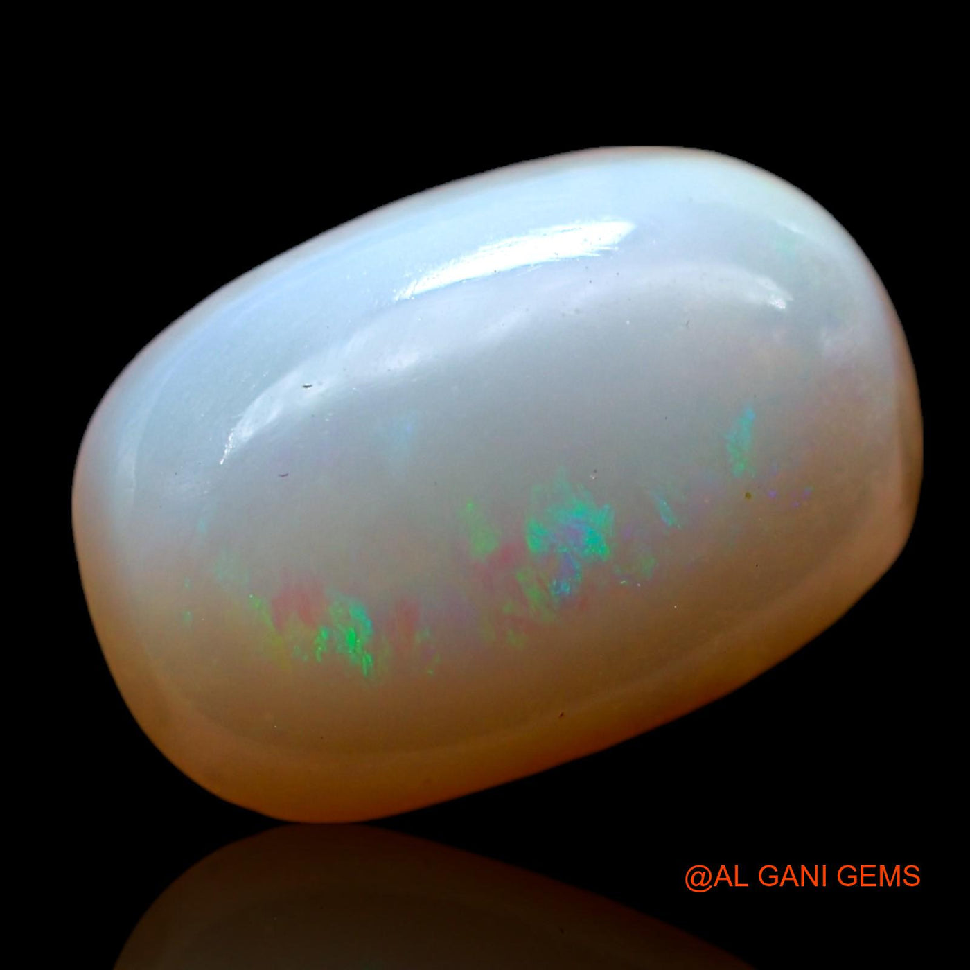 Natural Fire Opal Gemstone 3.00 Cts Loose Oval Cabochon From Australia 12x8x4 mm AF-945