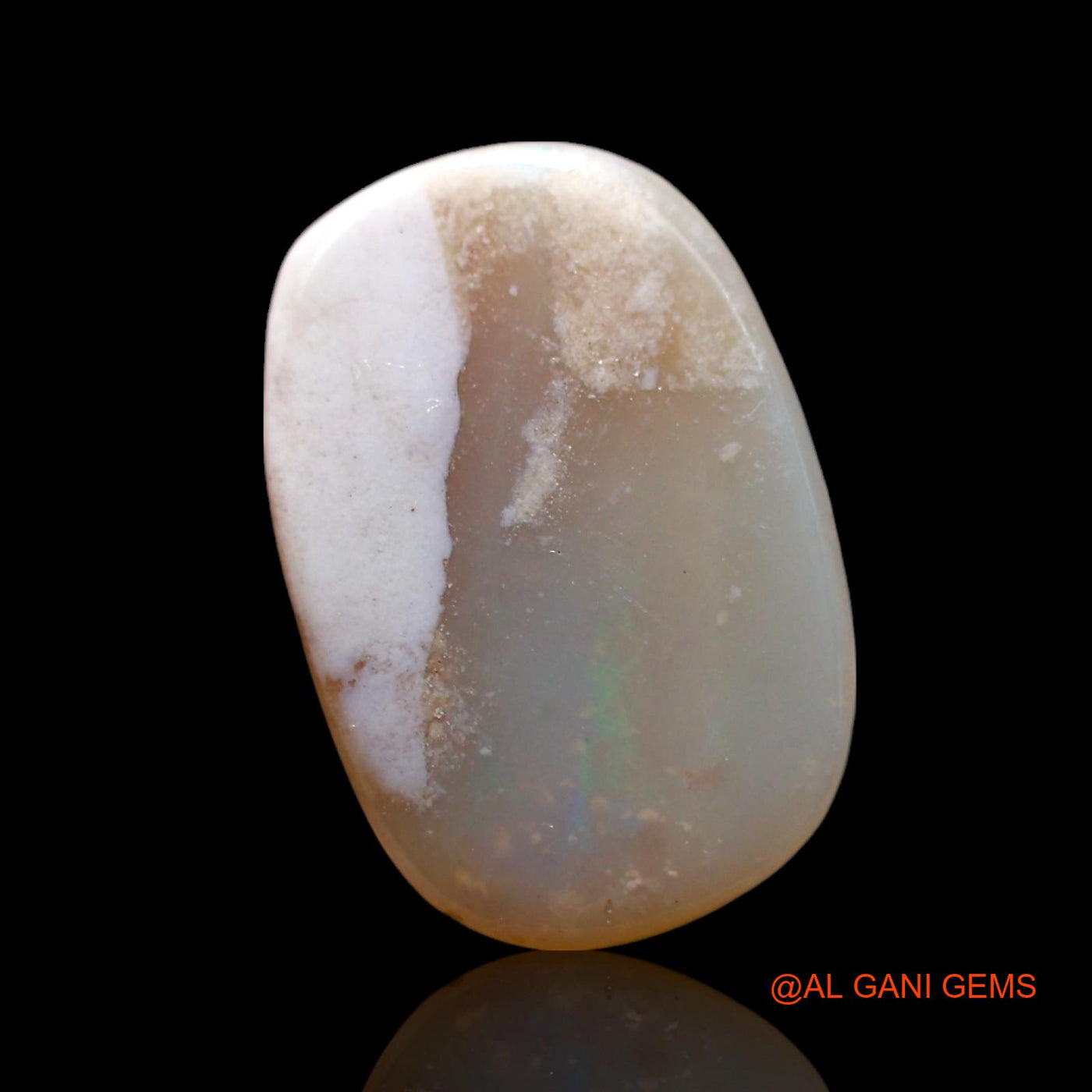 Natural Fire Opal Gemstone 3.00 Cts Loose Oval Cabochon From Australia 12x8x4 mm AF-945