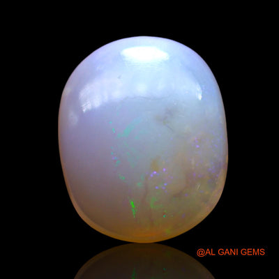 Natural Fire Opal Gemstone 2.00 Cts Loose Oval Cabochon From Australia 12x10x3 mm AF-947