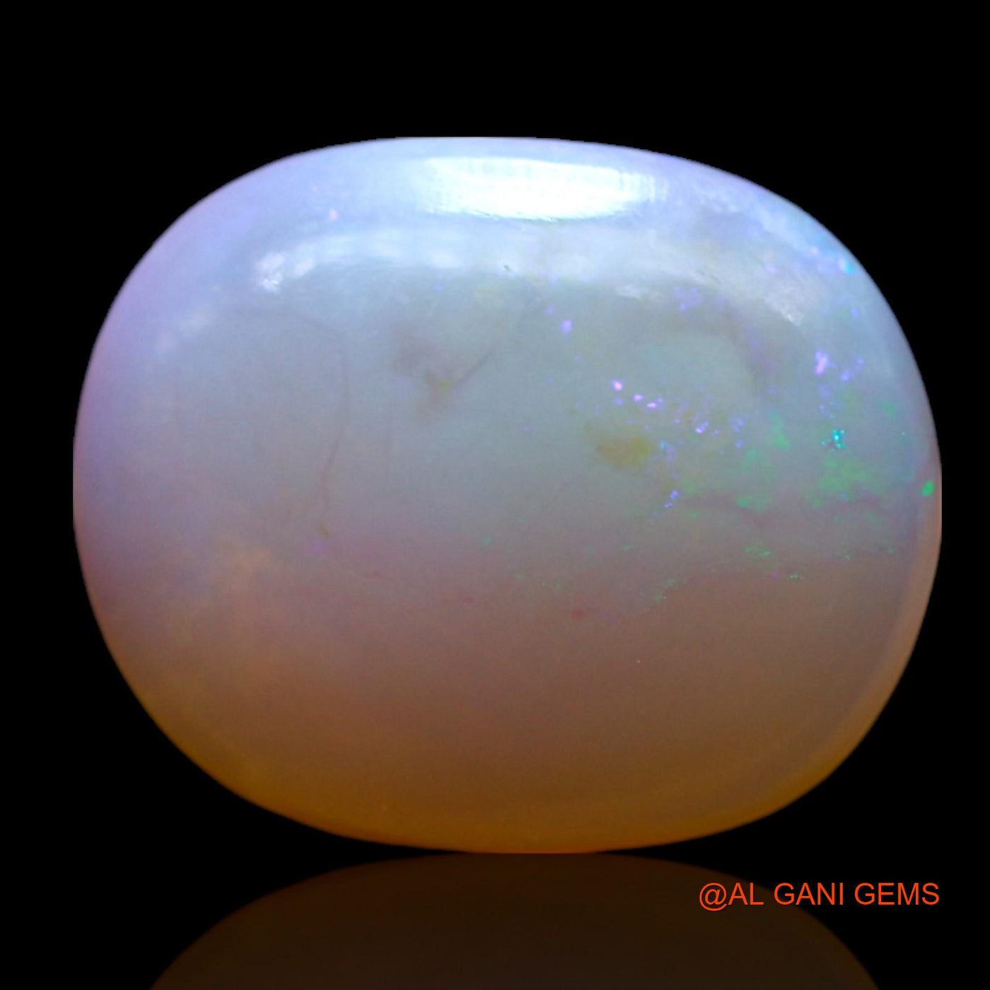 Natural Fire Opal Gemstone 2.00 Cts Loose Oval Cabochon From Australia 12x10x3 mm AF-947