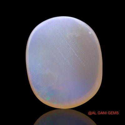 Natural Fire Opal Gemstone 2.00 Cts Loose Oval Cabochon From Australia 12x10x3 mm AF-947