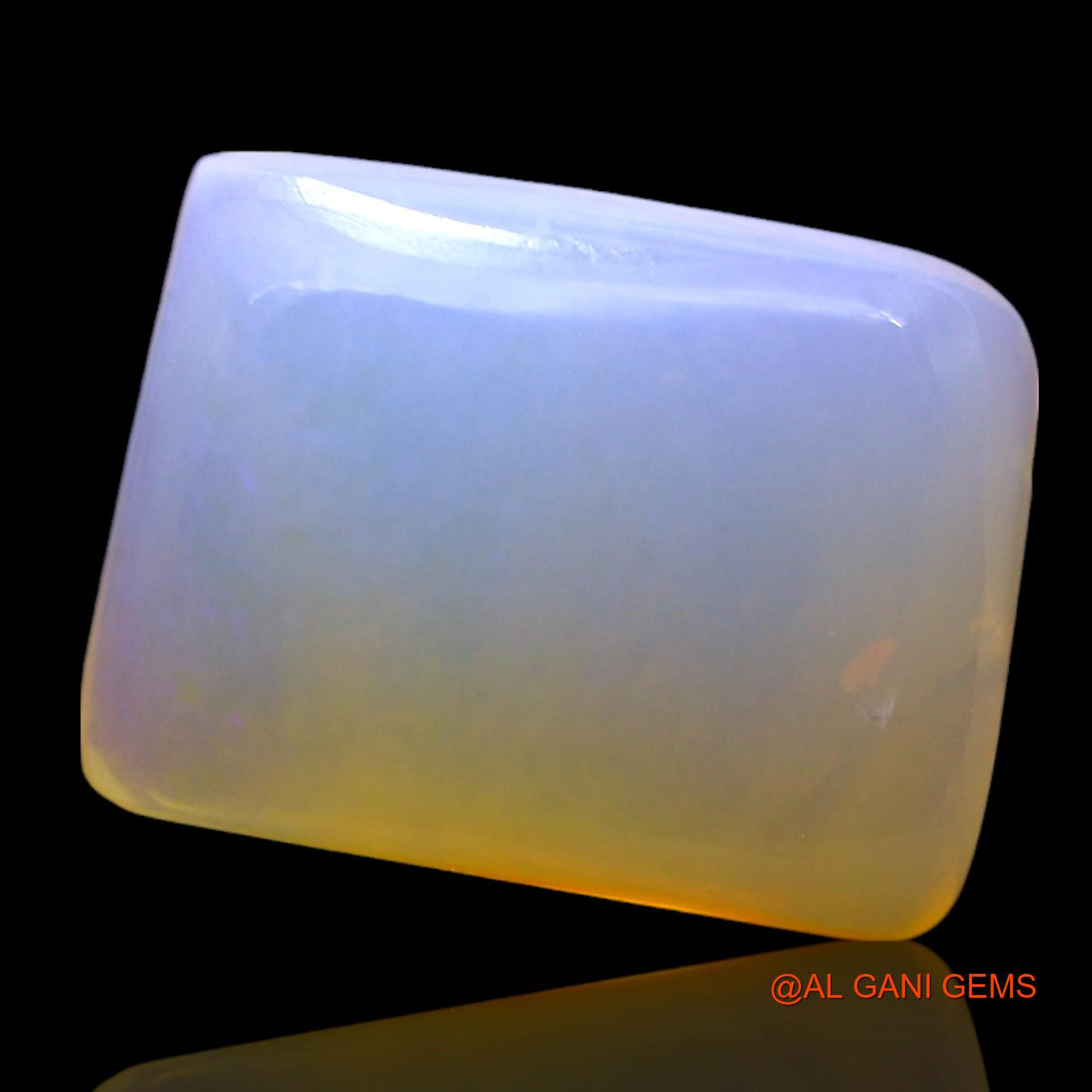 3.00 Cts Natural Australian Fire Opal Loose Gemstone Square Cabochon 11x8x4 mm AF-948