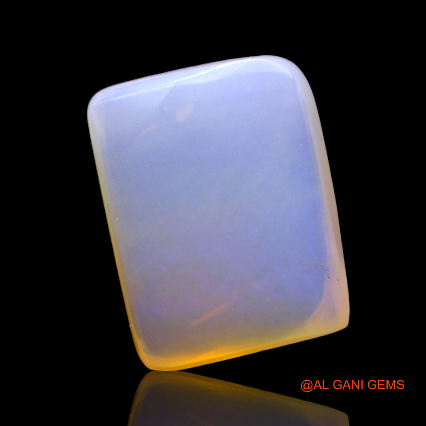 3.00 Cts Natural Australian Fire Opal Loose Gemstone Square Cabochon 11x8x4 mm AF-948