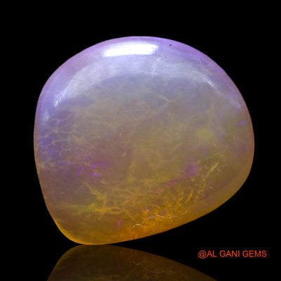 2.00 Cts Natural Australian Fire Opal Fancy Cabochon Loose Gemstone For Jewelry 12x10x3 mm AF-950