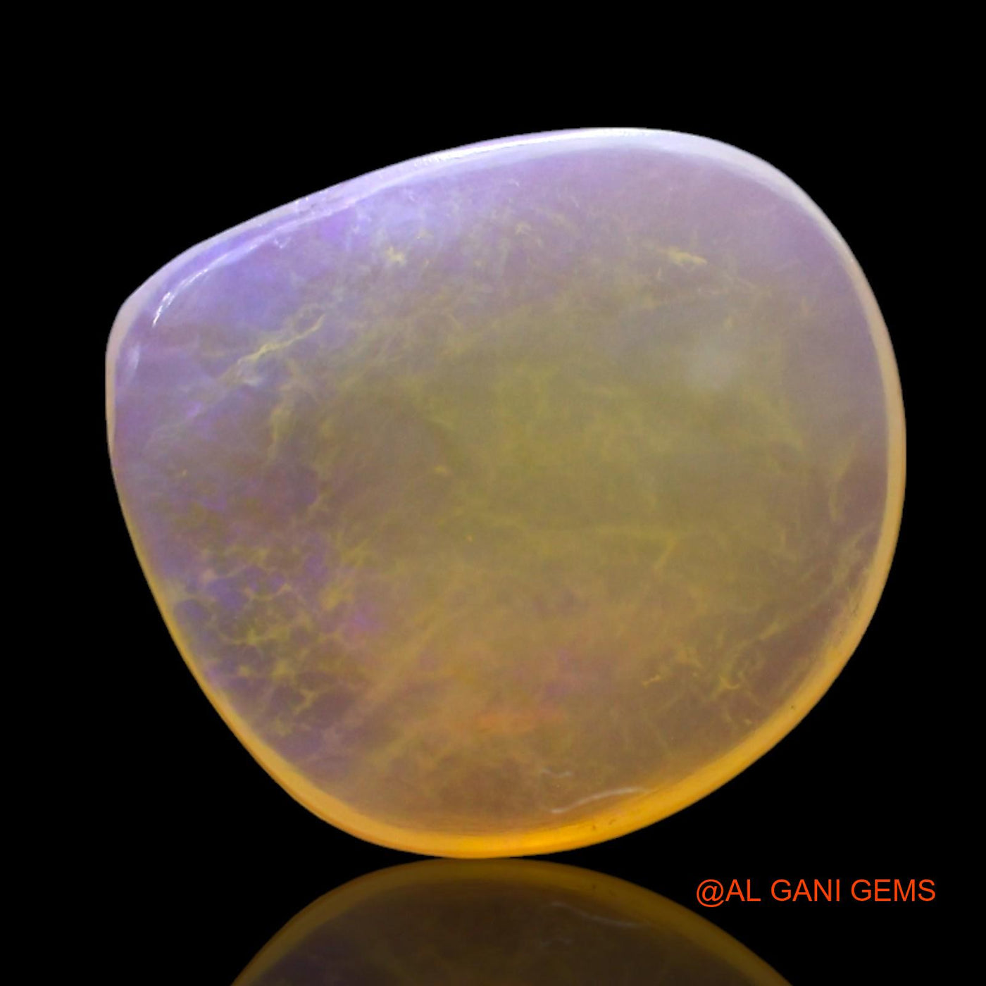 2.00 Cts Natural Australian Fire Opal Fancy Cabochon Loose Gemstone For Jewelry 12x10x3 mm AF-950