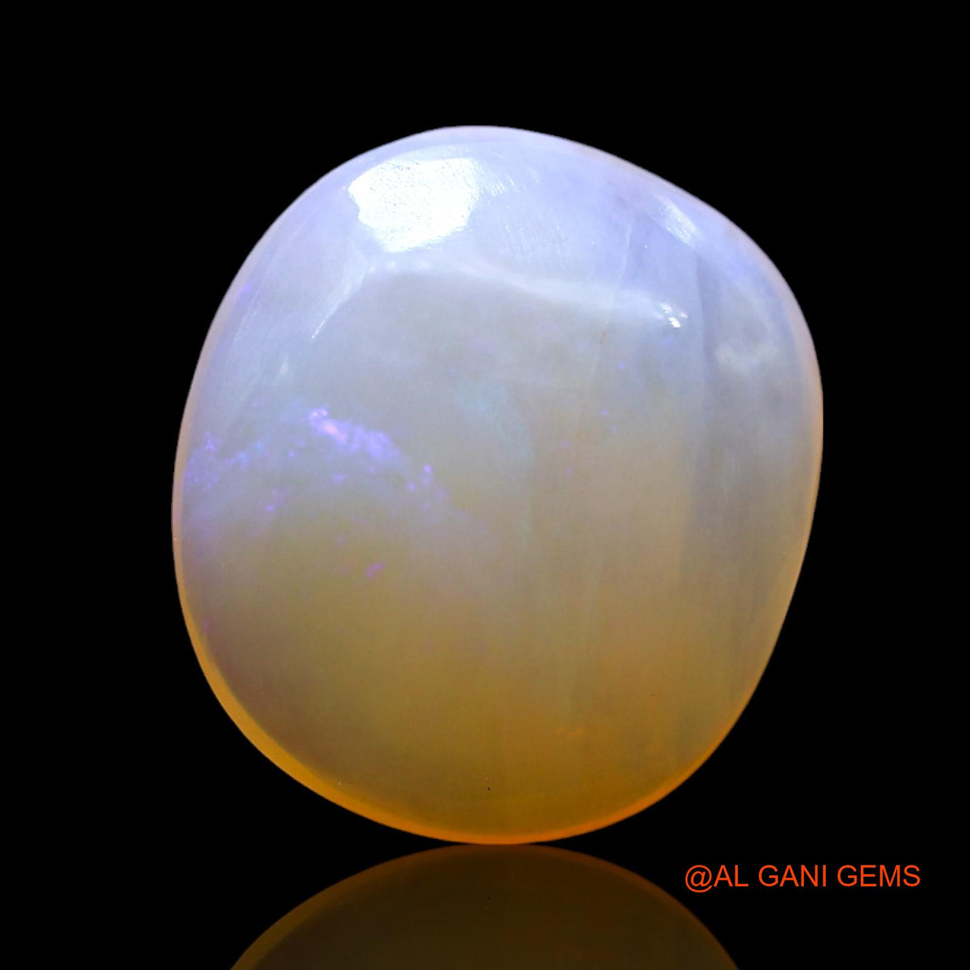 3.00 Cts Natural Australian Fire Opal Loose Gemstone Oval Cabochon 12x10x4 mm AF-951