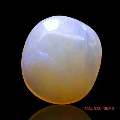 3.00 Cts Natural Australian Fire Opal Loose Gemstone Oval Cabochon 12x10x4 mm AF-951