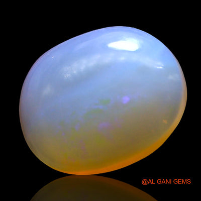 Natural Fire Opal Gemstone 3.00 Cts Loose Oval Cabochon From Australia 11x9x4 mm AF-952