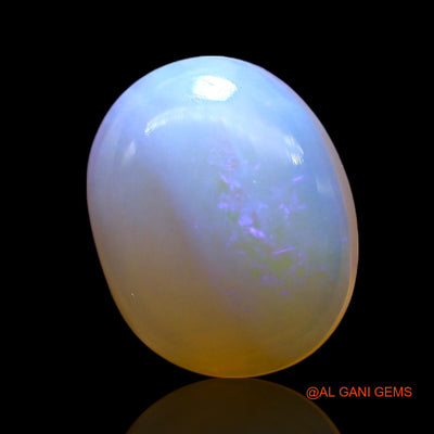 Natural Fire Opal Gemstone 3.00 Cts Loose Oval Cabochon From Australia 11x9x4 mm AF-952