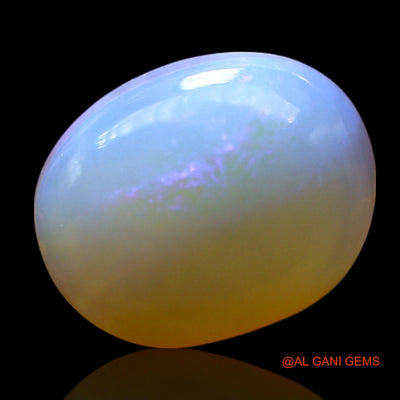 Natural Fire Opal Gemstone 3.00 Cts Loose Oval Cabochon From Australia 11x9x4 mm AF-952