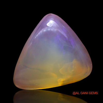 3.00 Cts Natural Australian Fire Opal Loose Gemstone Trillion Cabochon 11x10x4 mm AF-953