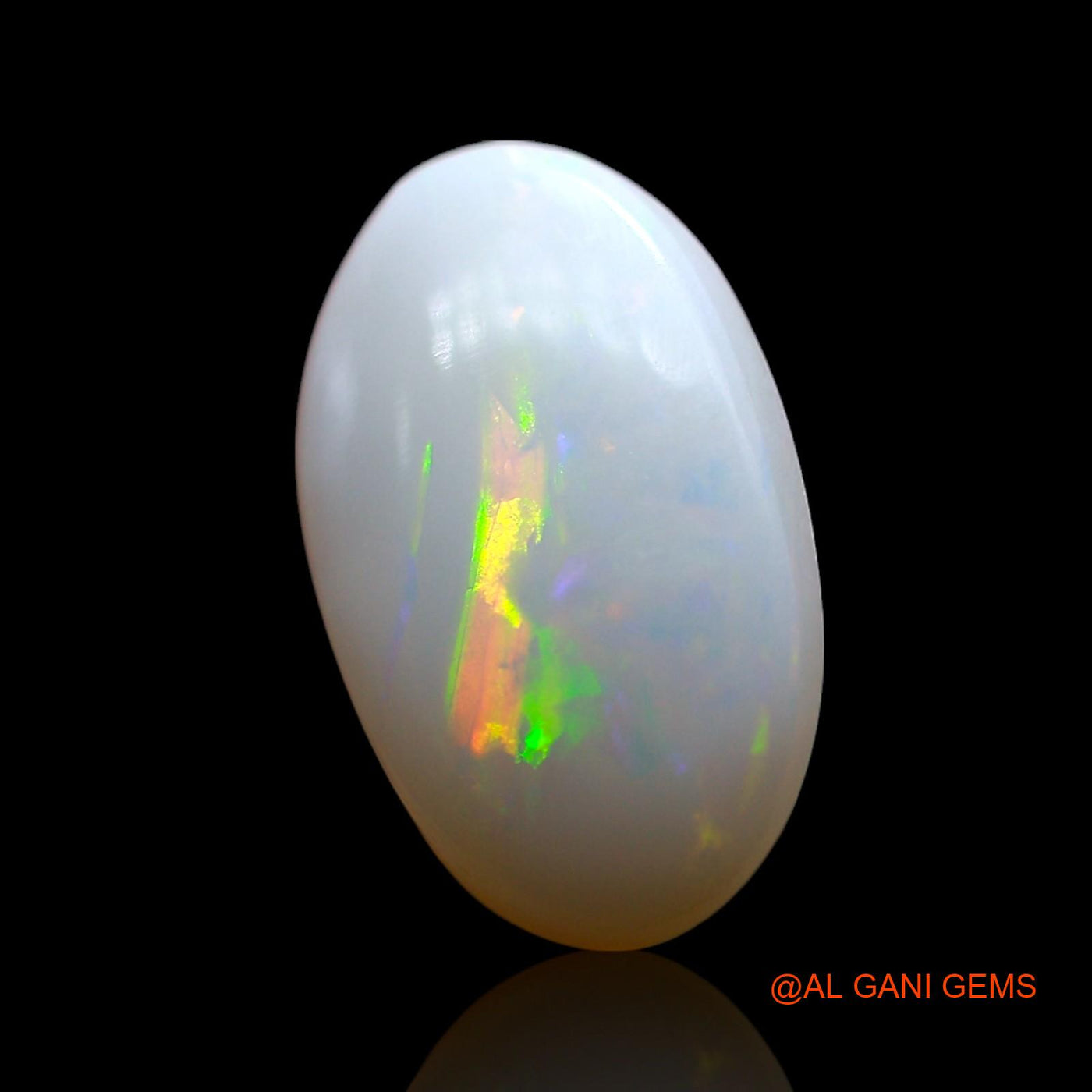 2.00 Cts Natural Australian Fire Opal Loose Gemstone Oval Cabochon 13x8x3 mm AF-956