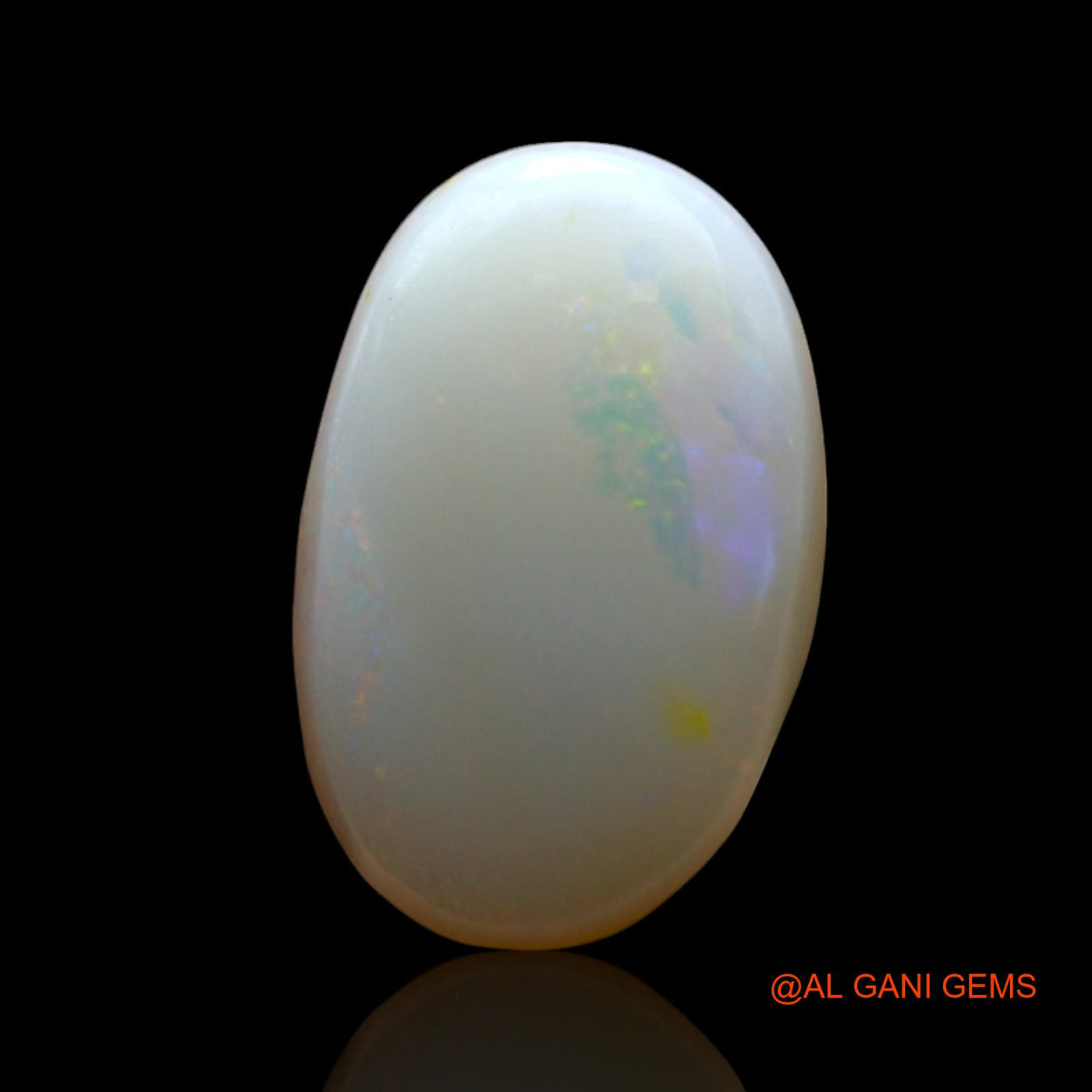 Natural Untreated Fire Opal Loose Gemstone Oval Cabochon From Australia 2.00 Cts 13x8x2 mm AF-958