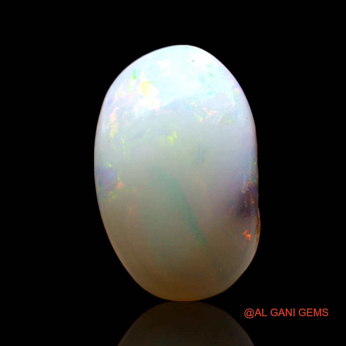 2.00 Cts Natural Australian Fire Opal Loose Gemstone Oval Cabochon 12x8x3 mm AF-959