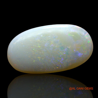 4.00 Cts Unheated Australian Fire Opal Loose Gemstone Oval Cabochon Natural 17x9x3 mm AF-95