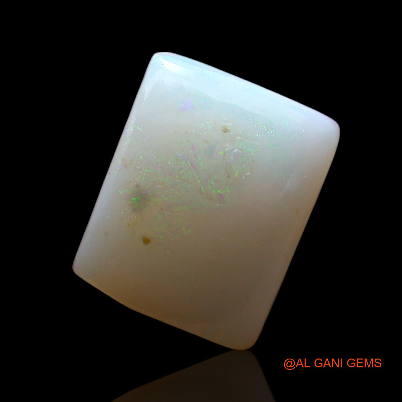 2.00 Cts Natural Australian Fire Opal Loose Gemstone Square Cabochon 10x8x3 mm AF-960