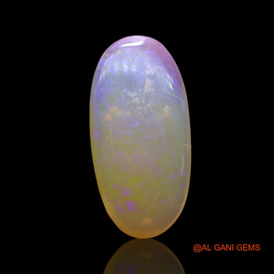 Natural Fire Opal Gemstone 2.00 Cts Loose Oval Cabochon From Australia 14x7x2 mm AF-961