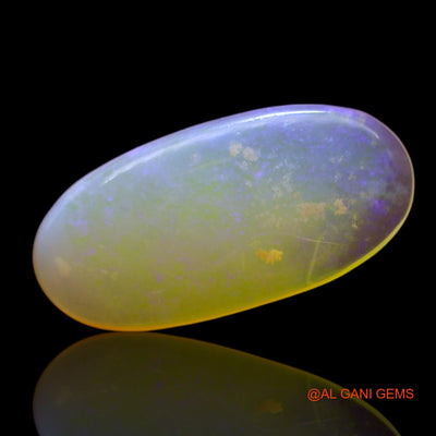 Natural Fire Opal Gemstone 2.00 Cts Loose Oval Cabochon From Australia 14x7x2 mm AF-961