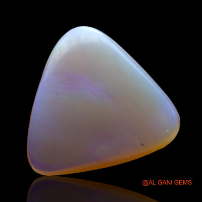 2.00 Cts Natural Australian Fire Opal Loose Gemstone Trillion Cabochon 11x11x3 mm AF-962