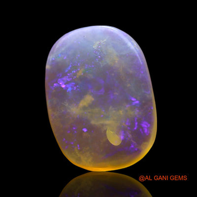 2.00 Cts Natural Australian Fire Opal Oval Cabochon Loose Gemstone For Jewelry 12x9x2 mm AF-963