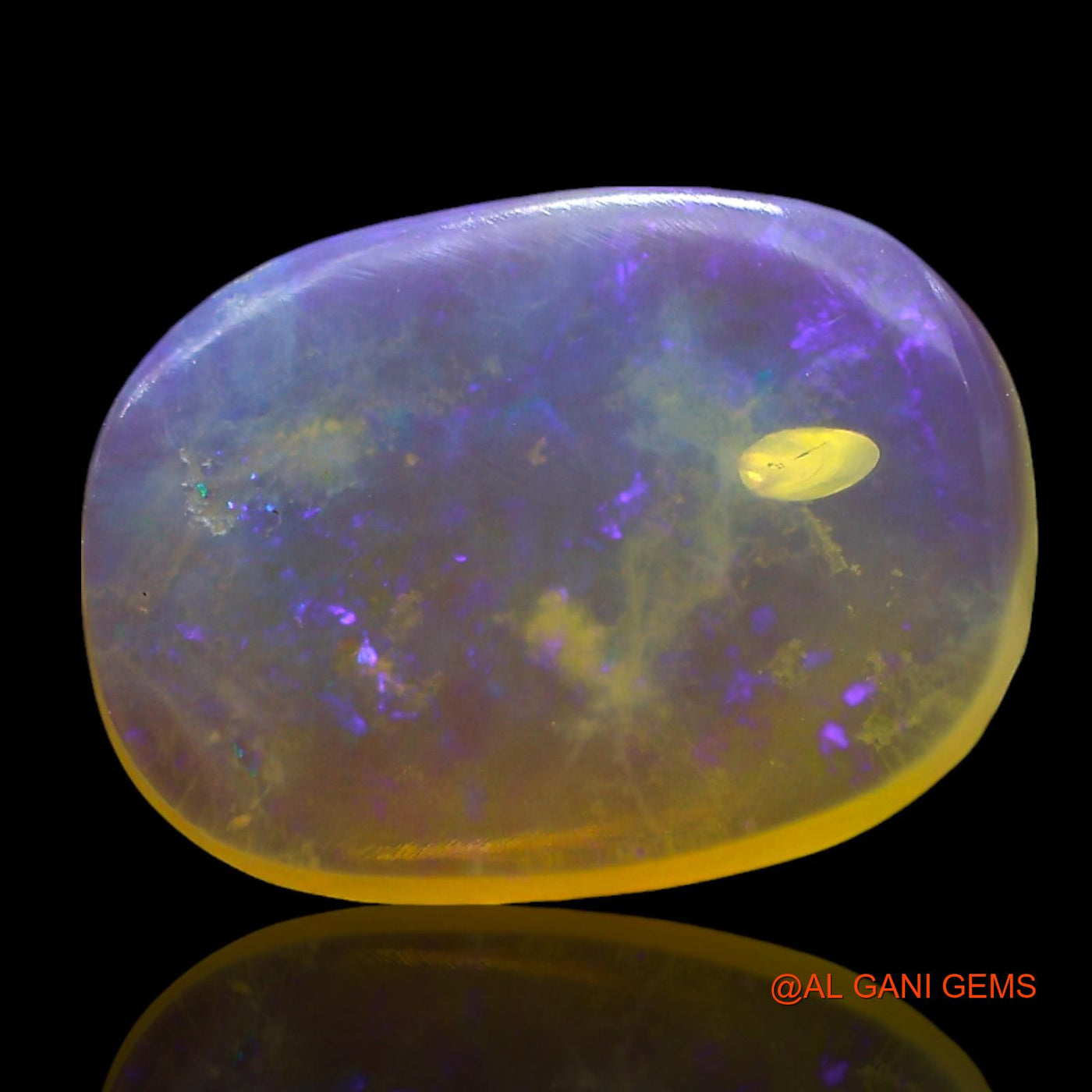2.00 Cts Natural Australian Fire Opal Oval Cabochon Loose Gemstone For Jewelry 12x9x2 mm AF-963