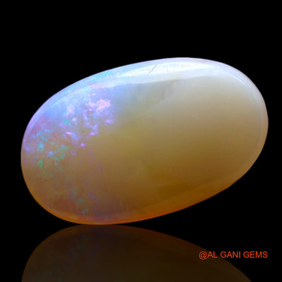Natural Untreated Fire Opal Loose Gemstone Oval Cabochon From Australia 2.00 Cts 13x8x3 mm AF-964