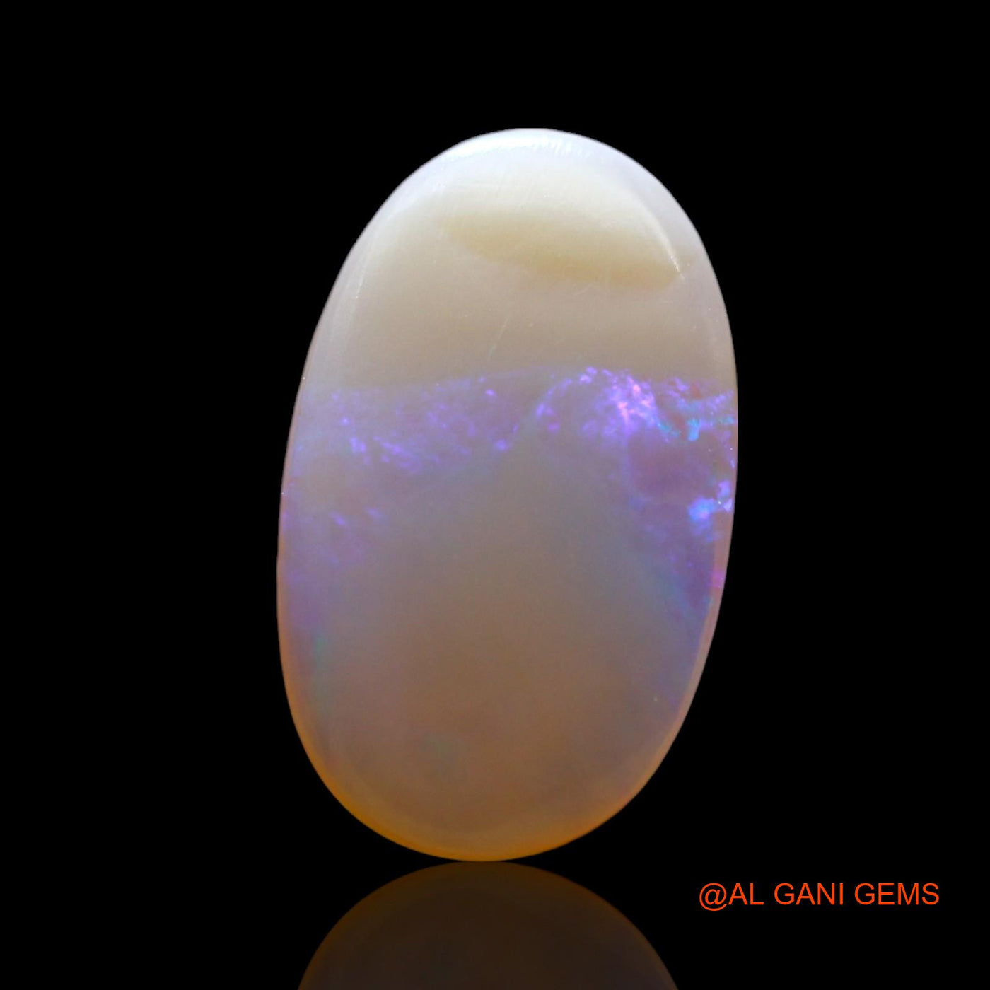 Natural Untreated Fire Opal Loose Gemstone Oval Cabochon From Australia 2.00 Cts 13x8x3 mm AF-964