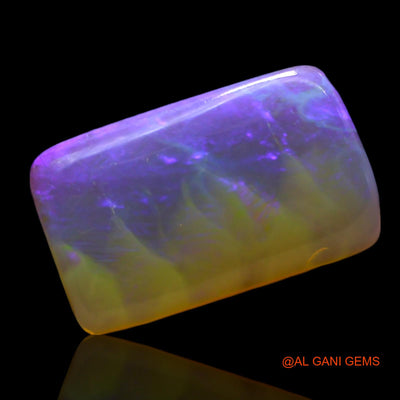 Natural Fire Opal Gemstone 1.00 Cts Loose Square Cabochon From Australia 12x7x2 mm AF-965