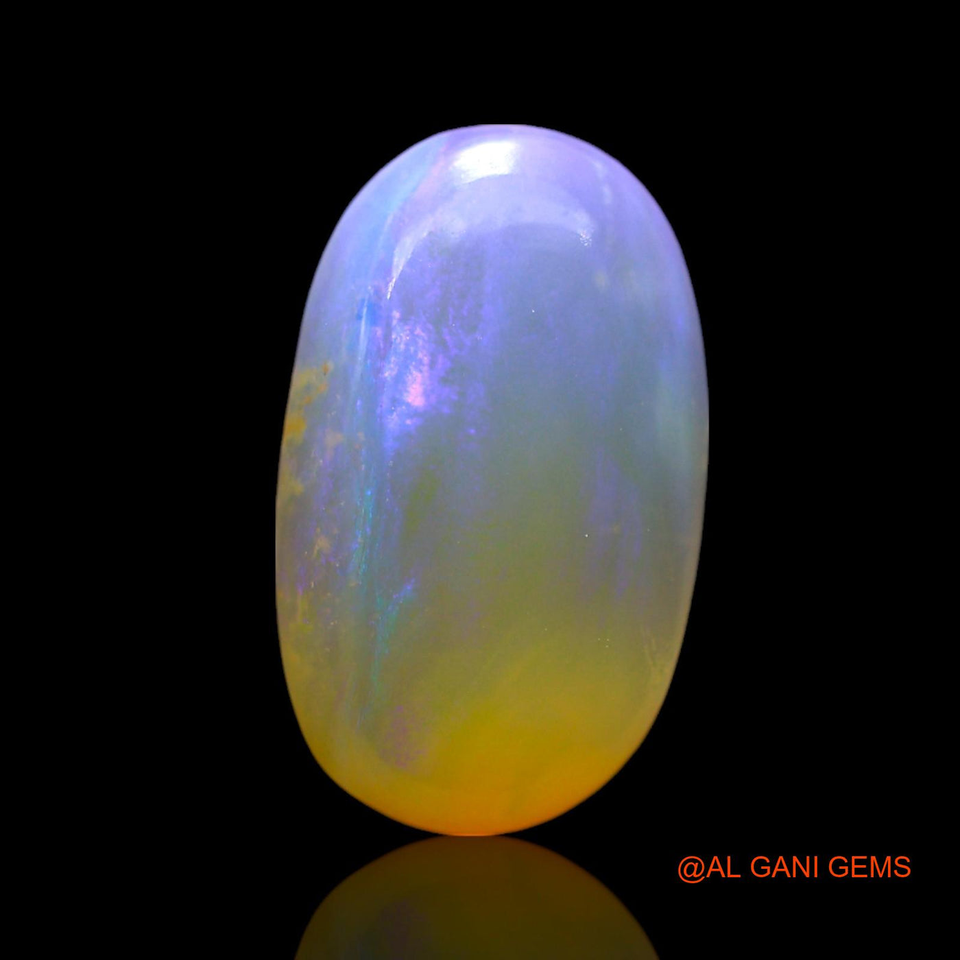 3.00 Cts Natural Australian Fire Opal Loose Gemstone Oval Cabochon 13x7x4 mm AF-966
